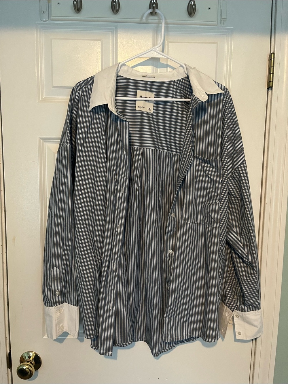 Abercrombie and Fitch oversized striped button down